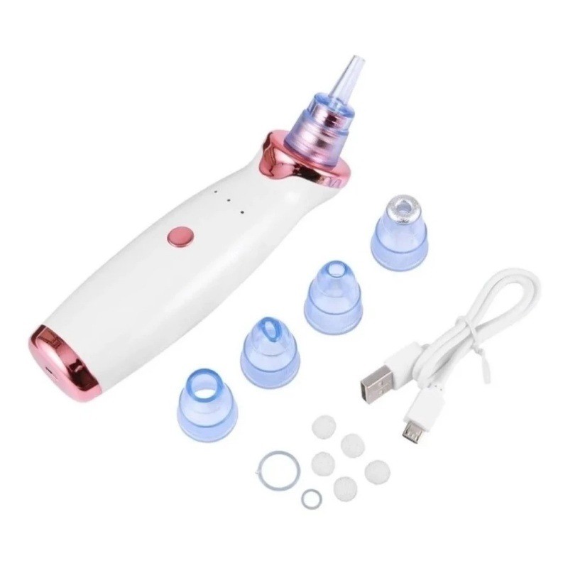 Esfoliante elétrico a vácuo, remoção de cravos e acne, limpeza facial