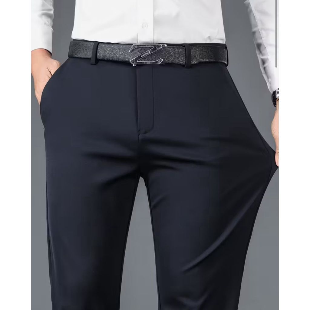 Calça Social Masculina em Seda Gelada Alta Elasticidade Confortavel Elegante