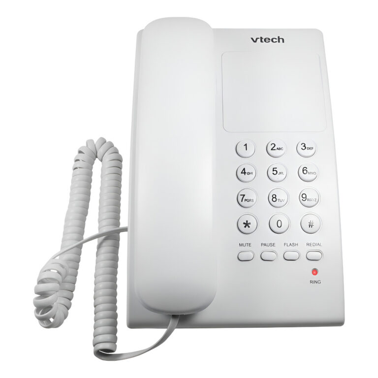 Telefone Digital De Mesa Com Fio Vtc105w Branco Vt
