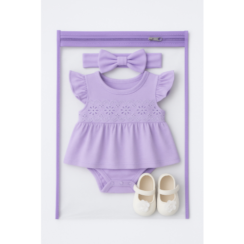 Kit 7 Saquinhos Maternidade Organizador Mala Bebê