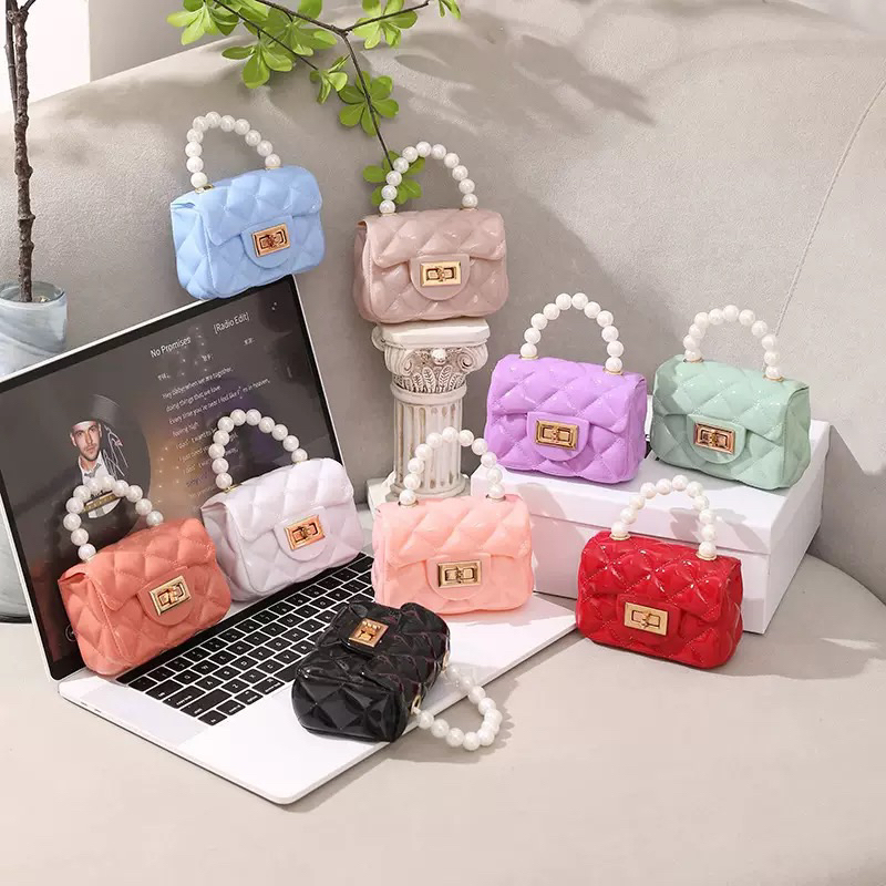 Bolsa Infantil De Pérola Criança Blogueirinha Mini