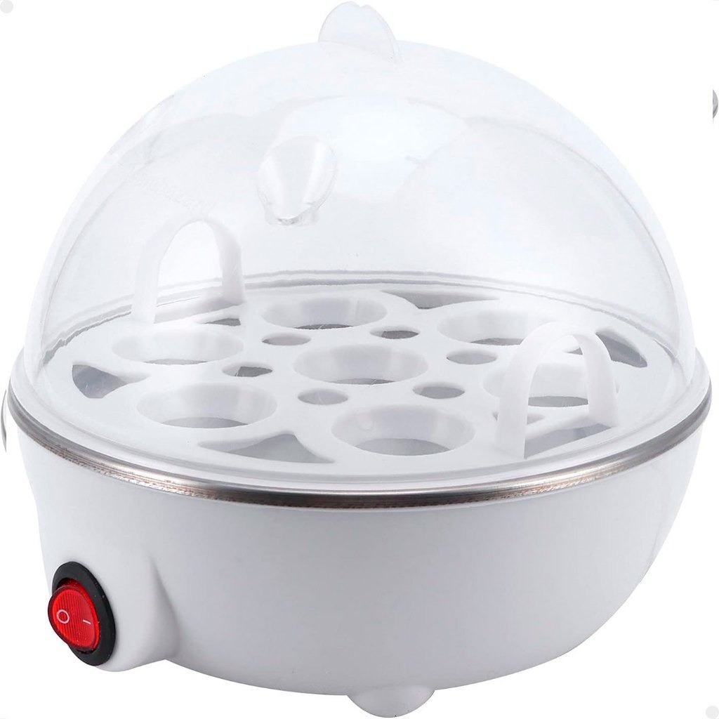 Cozedor Aquecedor Portátil para até 7 Ovos Elétrico 220V Prático Cozinha