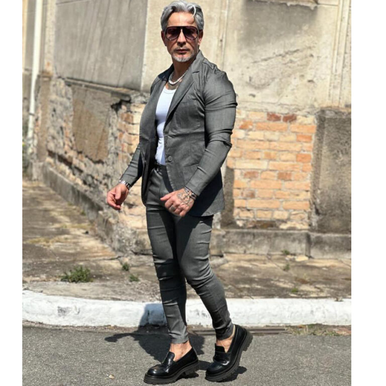 Conjunto Blazer E Calça Alfaiataria Masculino Ben