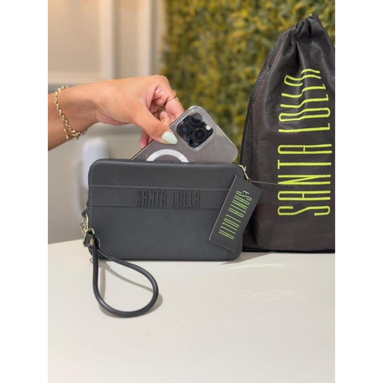 Carteira Feminina Emborrachada Santa Lolla com Al�