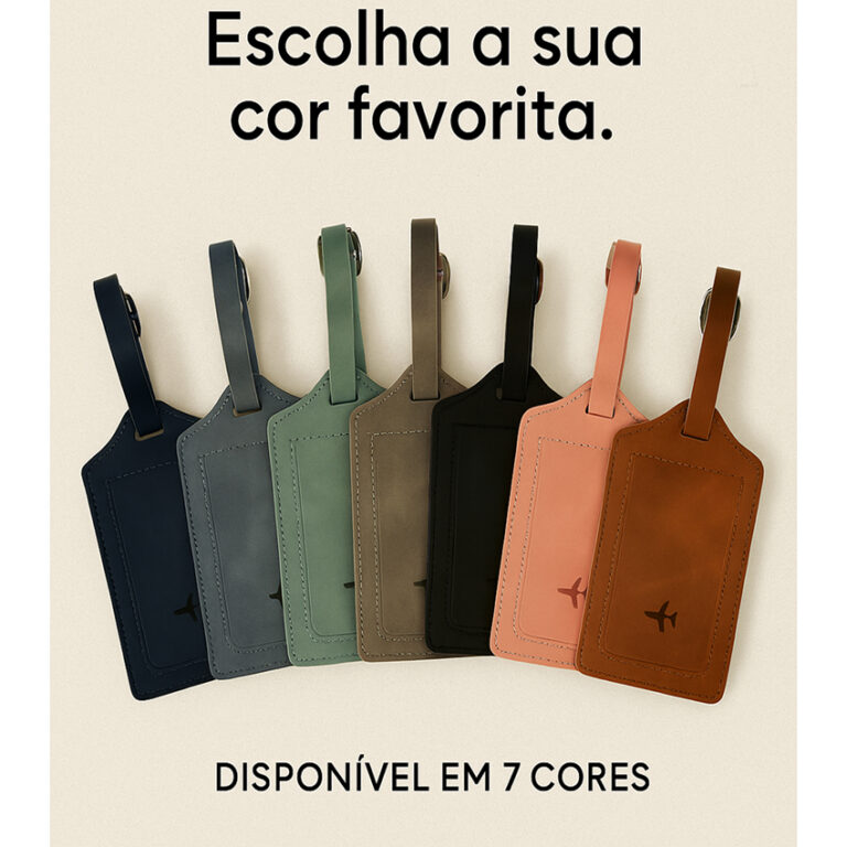 Kit Tag Mala Viagem Identificador Etiqueta De Baga