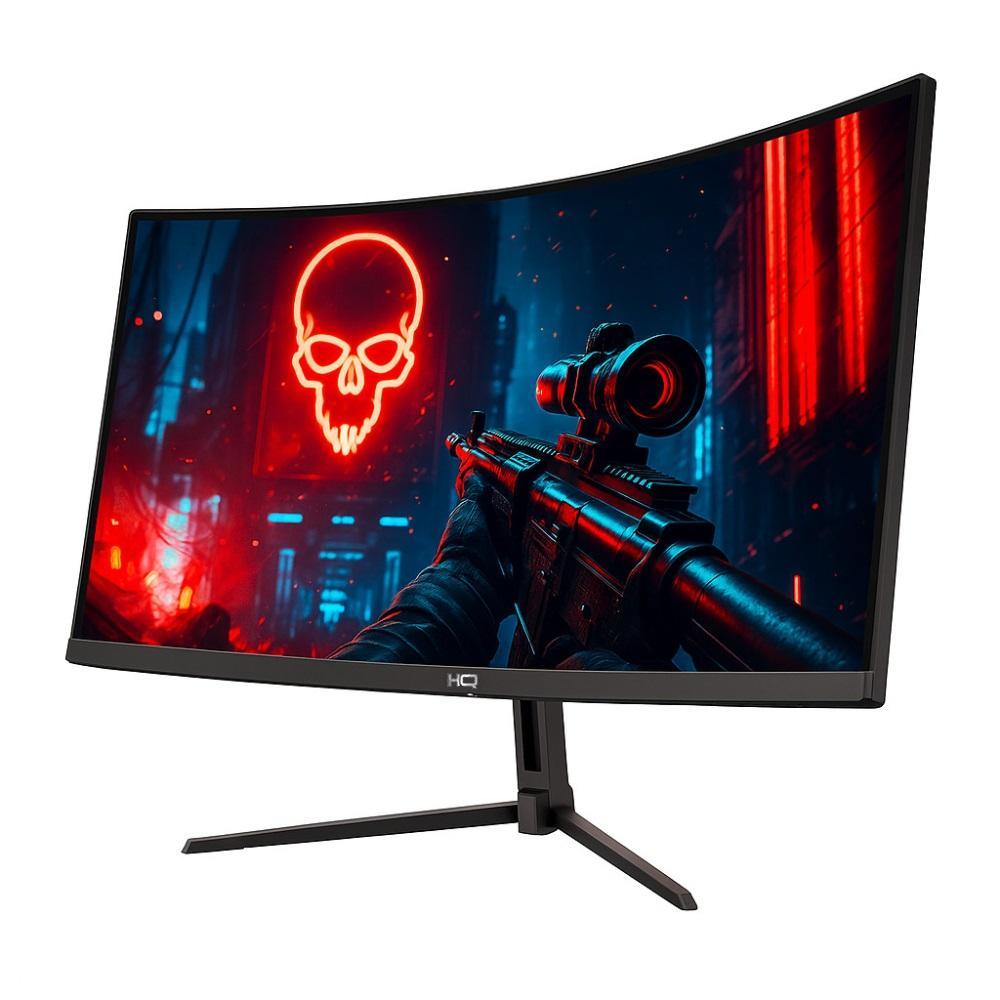 Monitor Gamer 27 Curvo 1ms, 180Hz, AMD FreeSync, Full HD, HDMI, DP, Frameless HQ Premium HQ27C18