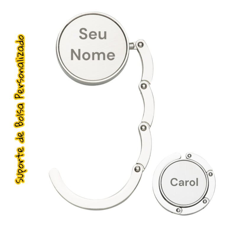 Suporte Mesa Gancho P/ Bolsa Dobrável Portátil P