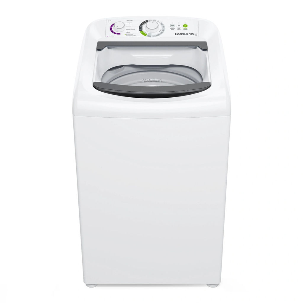 Máquina de Lavar Consul 12Kg Branca com Dosagem Econômica e Ciclo Edredom – CWH12BB