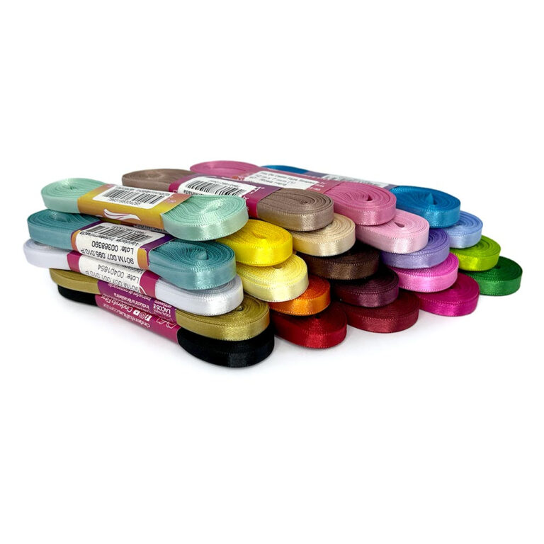 10 Metros Fita de Cetim Lisa n. 1 Largura 7 mm Fit