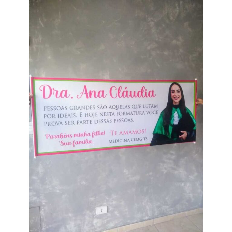 Faixa para formatura 1,5m x 60cm – PERSONALI