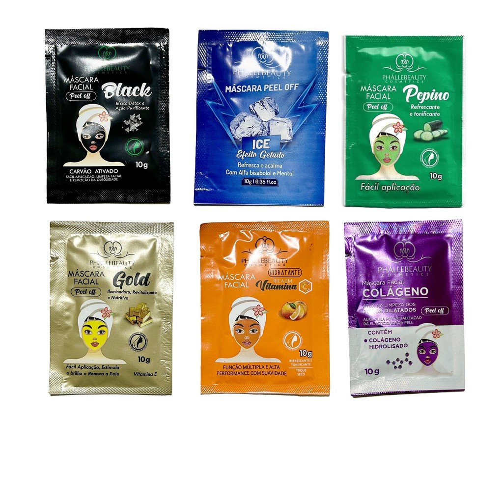 Kit Sache Máscara Facial – PhálleBeauty 10g