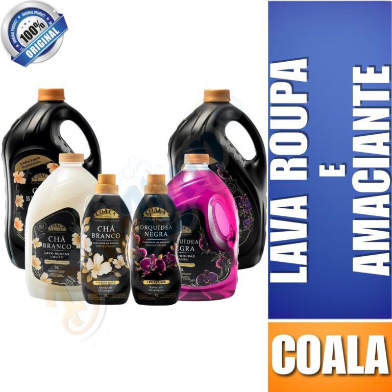 Linha Laundry Coala Lava Roupa e Amaciante Coala a