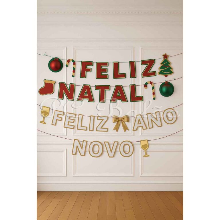 2 Faixas Decorativas Especiais Festas de Final de 