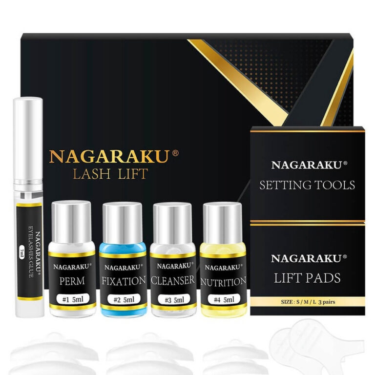 Kit Lash Lifting Lift Nagaraku E Brown Lamination 