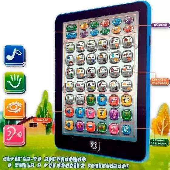 Tablet Interativo Infantil Bilíngue educativo Bri