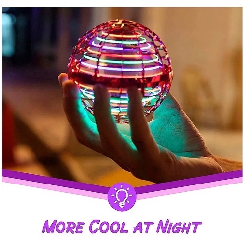Brinquedo Bola Spinner Voador Led Drone Brinquedo 