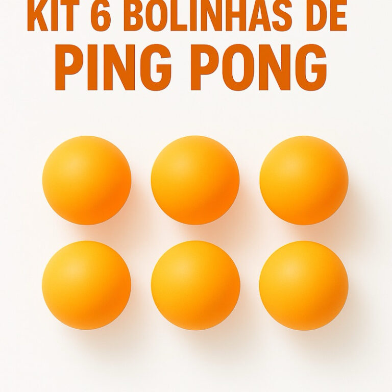 Bolinhas de Ping Pong Kit 6 Unidades | Leves, Res