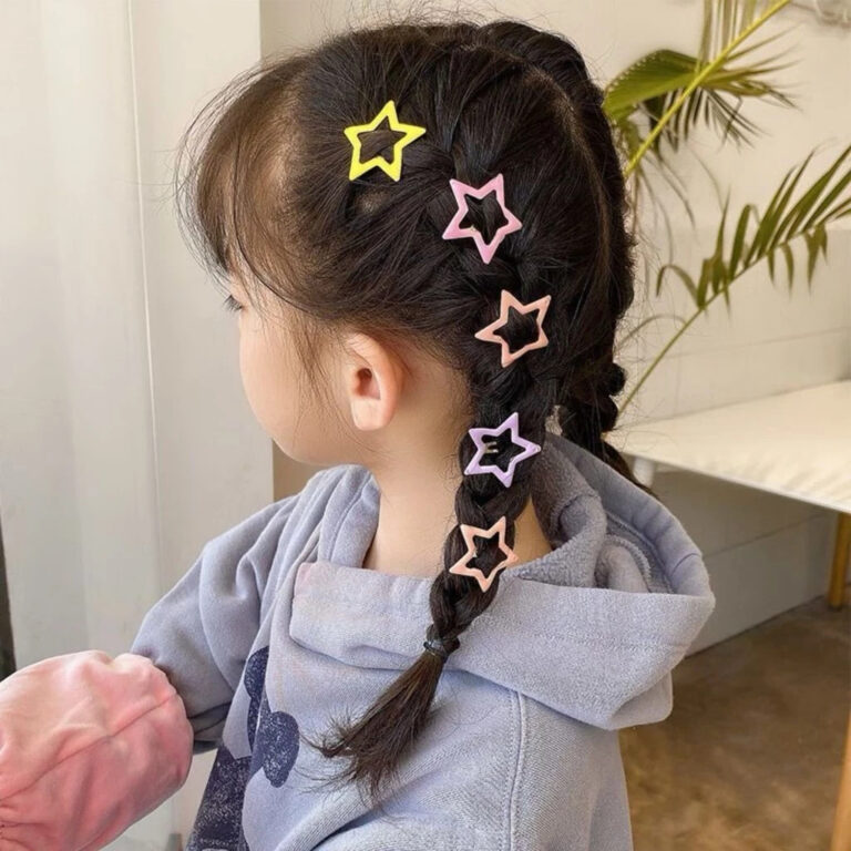 Kit40/80/120 presilia de Cabelo Infantil Estrela G