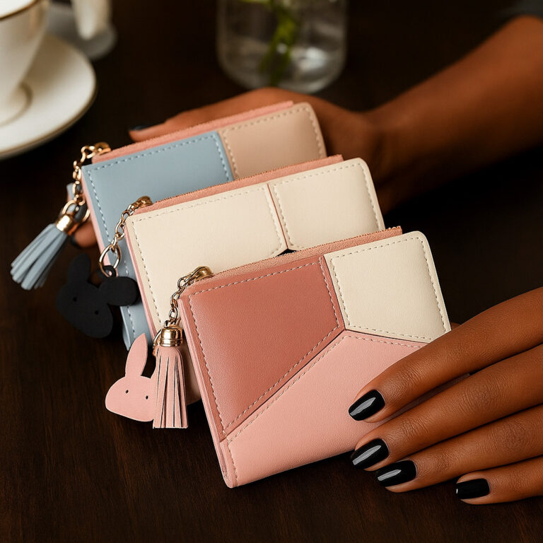 Kit até 3 Carteiras Bolsa de mão Feminina Pequen