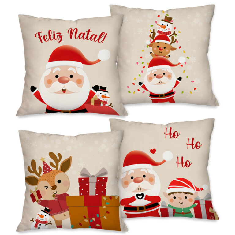 Kit 04 Capas de Almofada Dcorala 45X45 Home