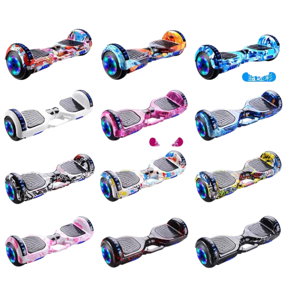 Hoverboard Infantil Skate Elétrico 6.5 Led Bluetooth Bateria De Grande Capacidade Motor Brushless