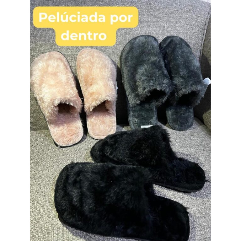 Pantufa Peluciada Quentinha Forrada por dentro Adu