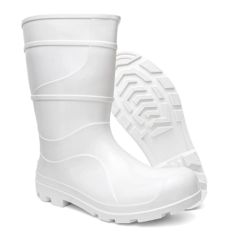 Galocha Branca botina impermeável Bota de PVC Car