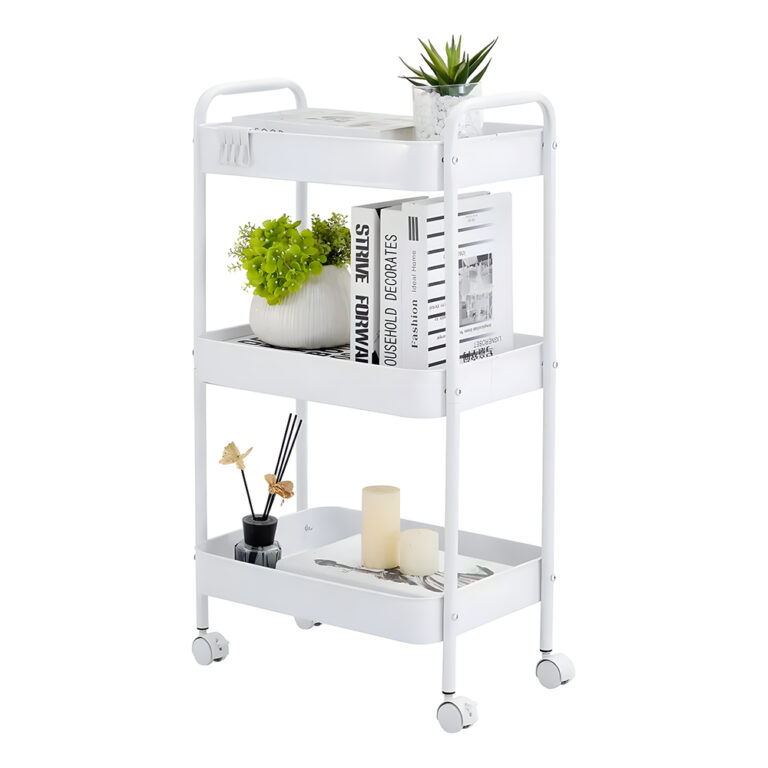 Carrinho Organizador Gala Em Metal 3 Divisórias C