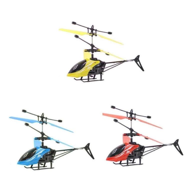 Helicóptero Voador Indução Aircraft Com Sensor 