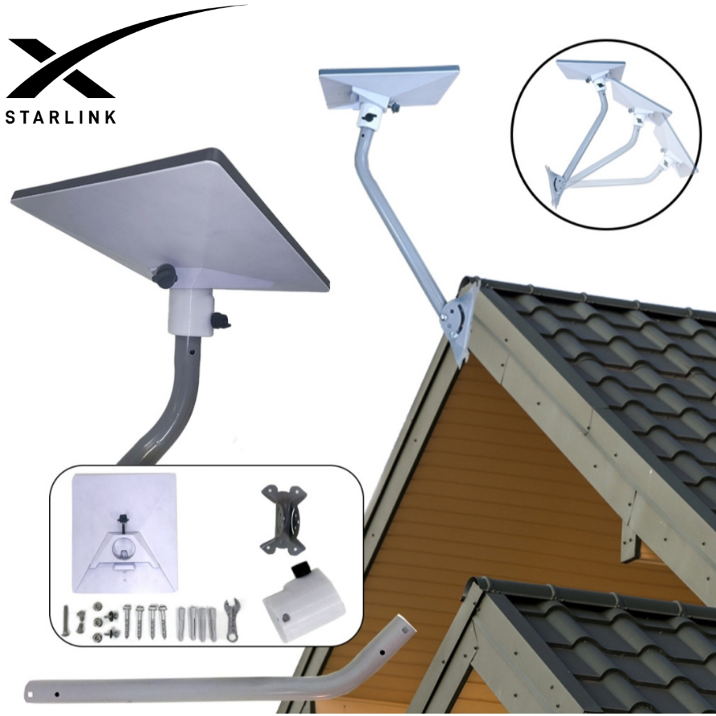 Starlink Mini Suporte de Telhado com Acoplador de Plástico