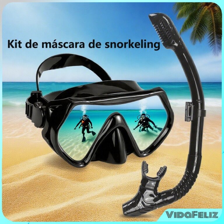 Conjunto De Máscara De Mergulho Antiembaçante E 