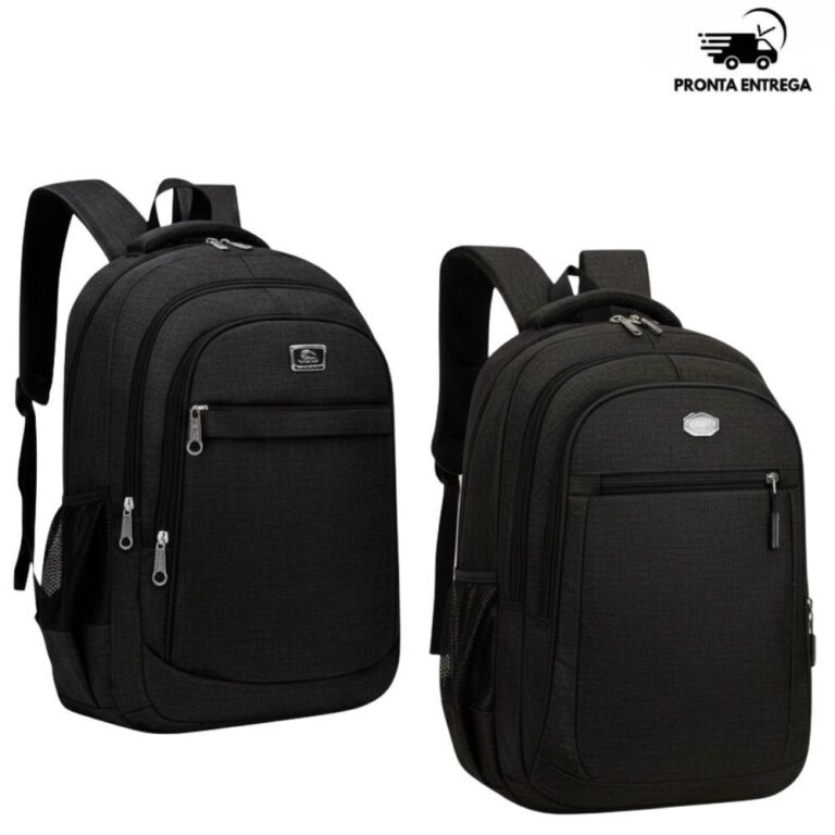 Kit 2 Mochilas Mala Bolsa Viagem Reforçada Notebo