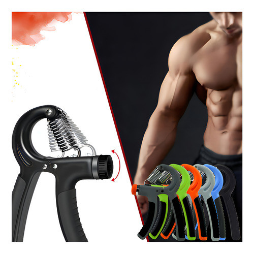Aparelho Hand Grip Contador Punho Antebraço Cor V