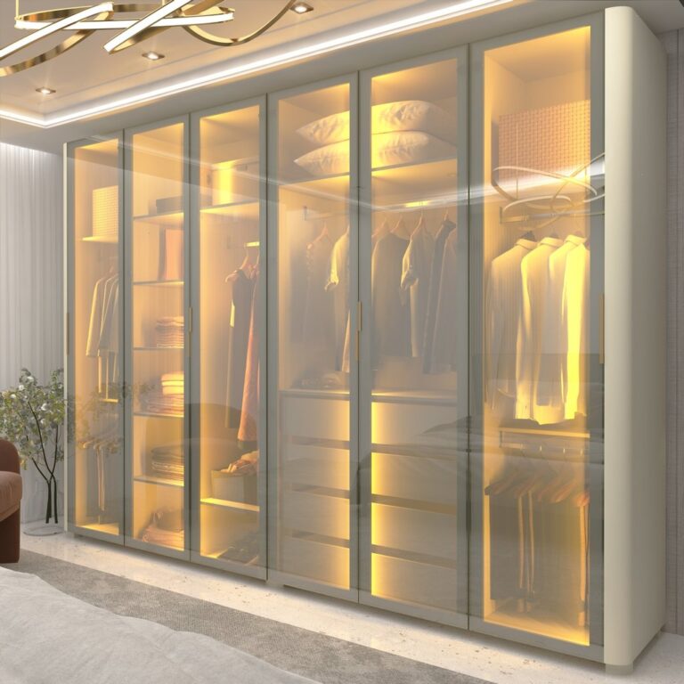 Guarda-roupa Casal 6 Portas com 6 Portas Reflecta 