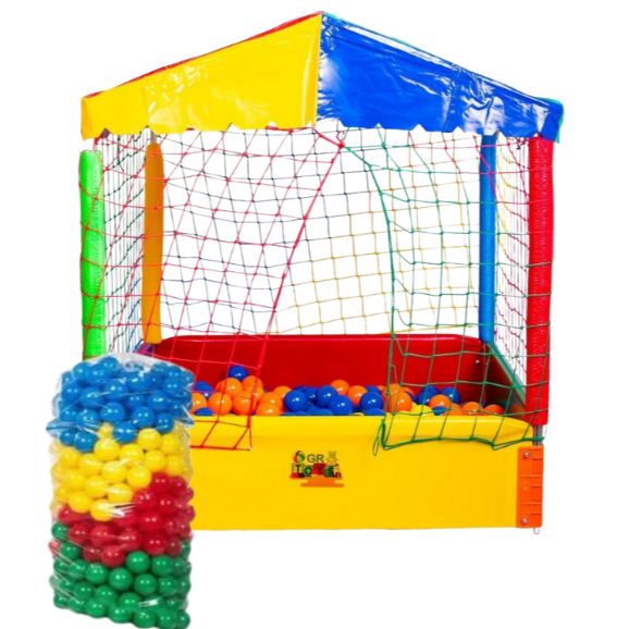 Piscina de Bolinhas 1x1m – com 500 Bolinhas 