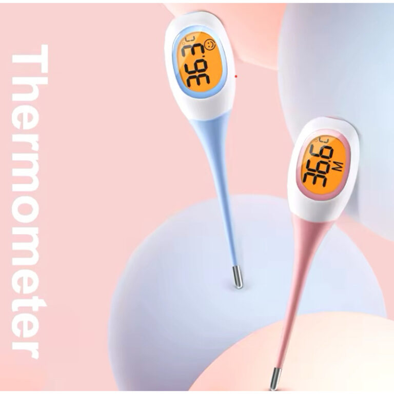 Termômetro super rapido 8s roxo rosa  azul –