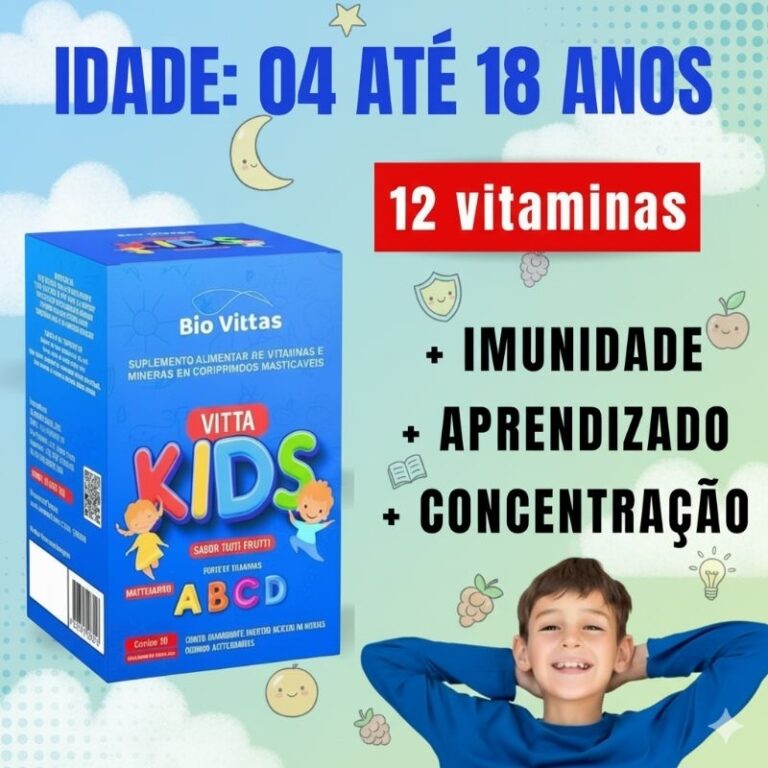 Vitta Kids Vitamina A-Z Completa Mastigável vitam