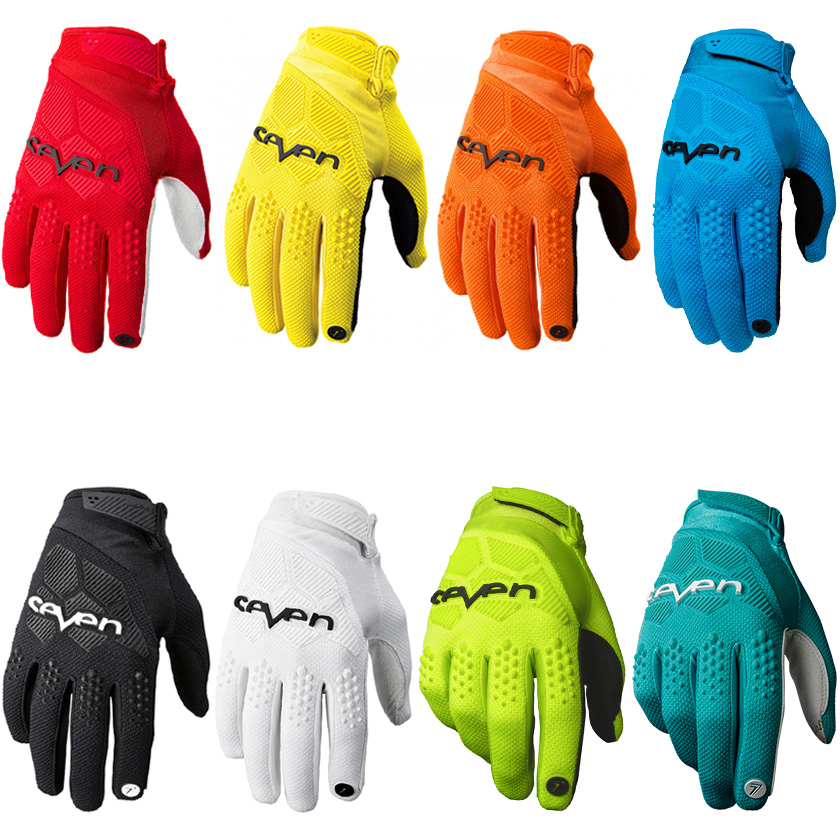 SEVEN 8 Luvas De Motocicleta Guantes Motocross De Corrida Respiráveis Proteção Para Engrenagens