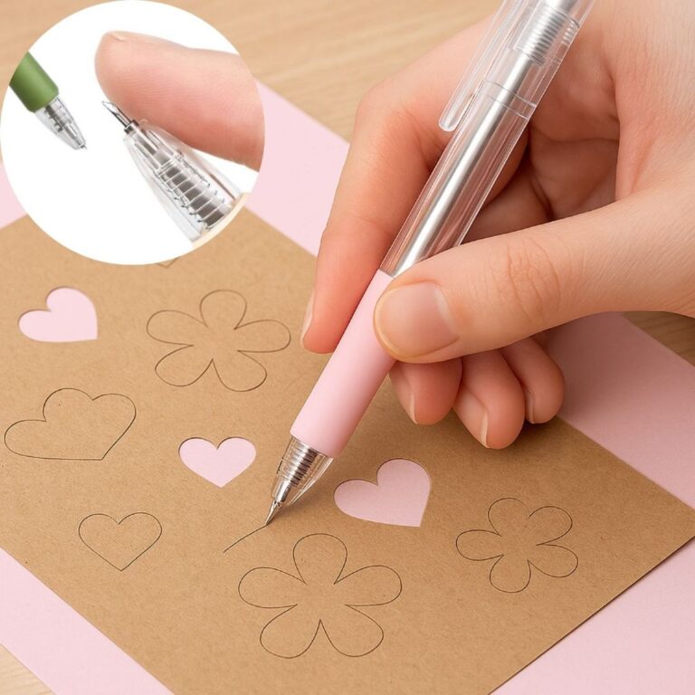 Caneta Estilete De Precisão kit com 3 Para Papel 