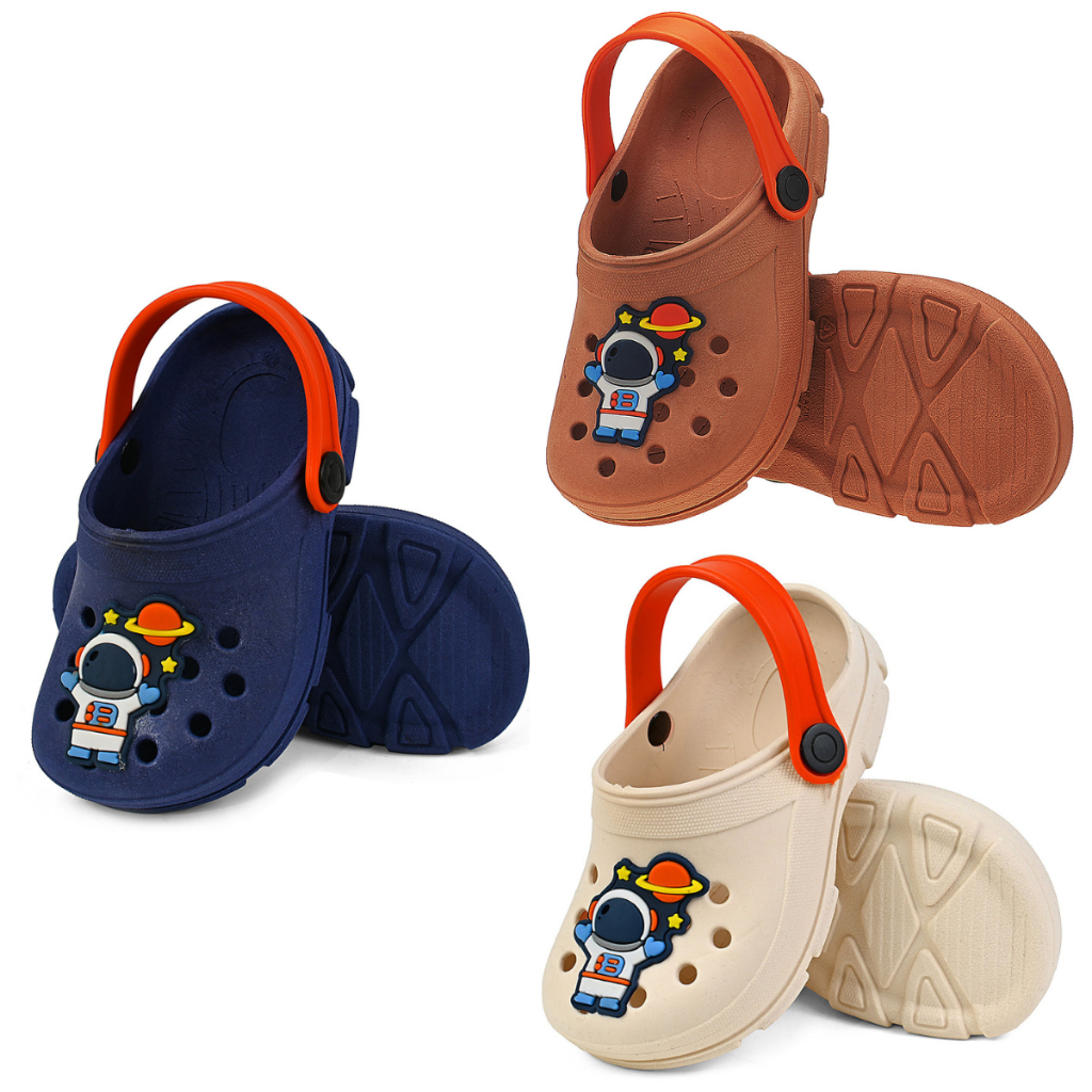 Sandália Babuche Infantil Menino Astronauta Kidstep