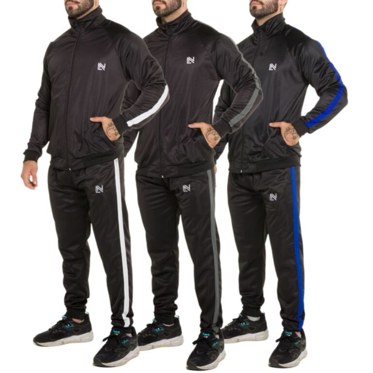 kit 2 conjuntos Agasalho Masculino Academia Esport