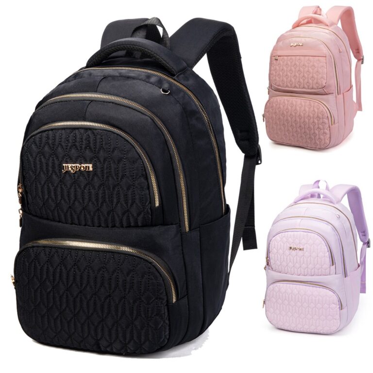 jiesipoteSenhora mochila de ombro faculdade vento 