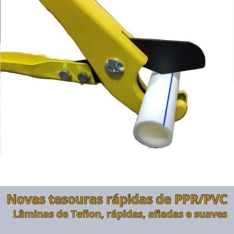 Tesoura Cortador de Tubos PVC/PE/PPR Profissional 