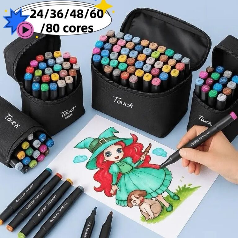 24/36/48/60/80 peças Caneta Marcadora De Ponta Du