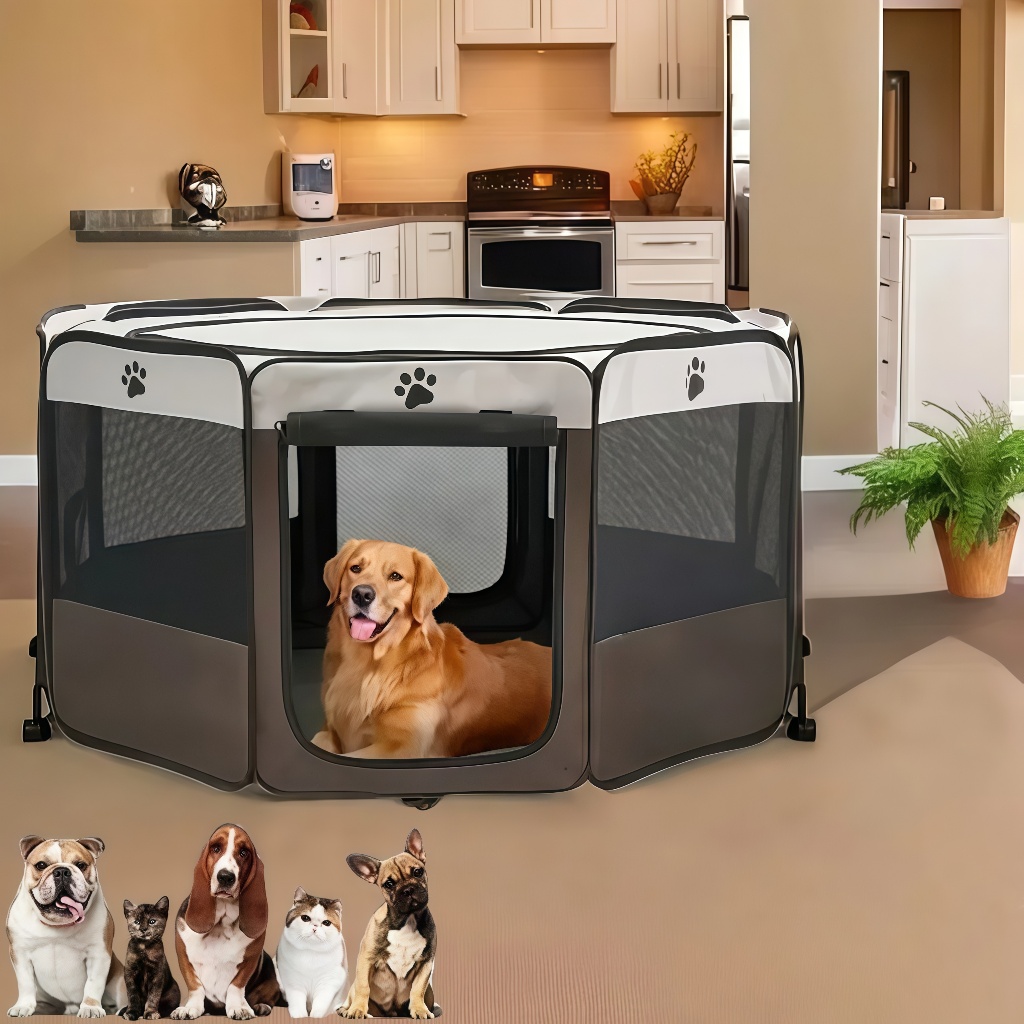 Tenda cercadinho canil cachorro Canil de fácil operação Cerca externa Casa para cães grandes