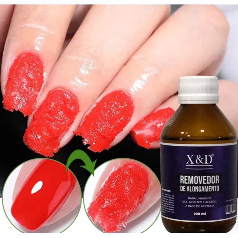 Removedor de Unhas em GEL Removedor de Alongamento de Unhas Acrilico Acrigel e Gel