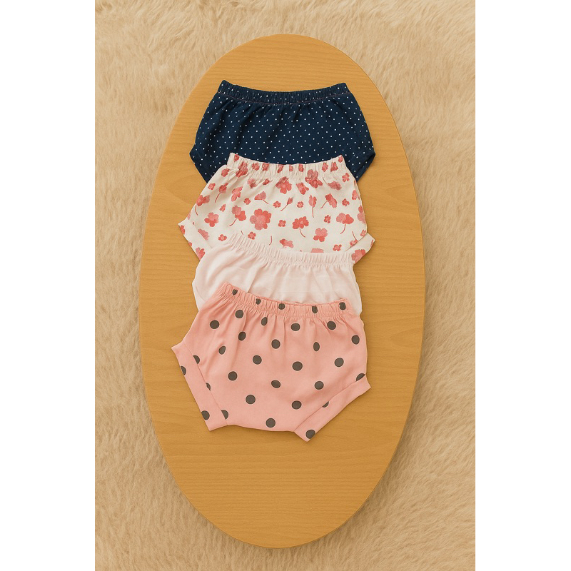 KIT COM 4 TAPA FRALDAS FEMININO
