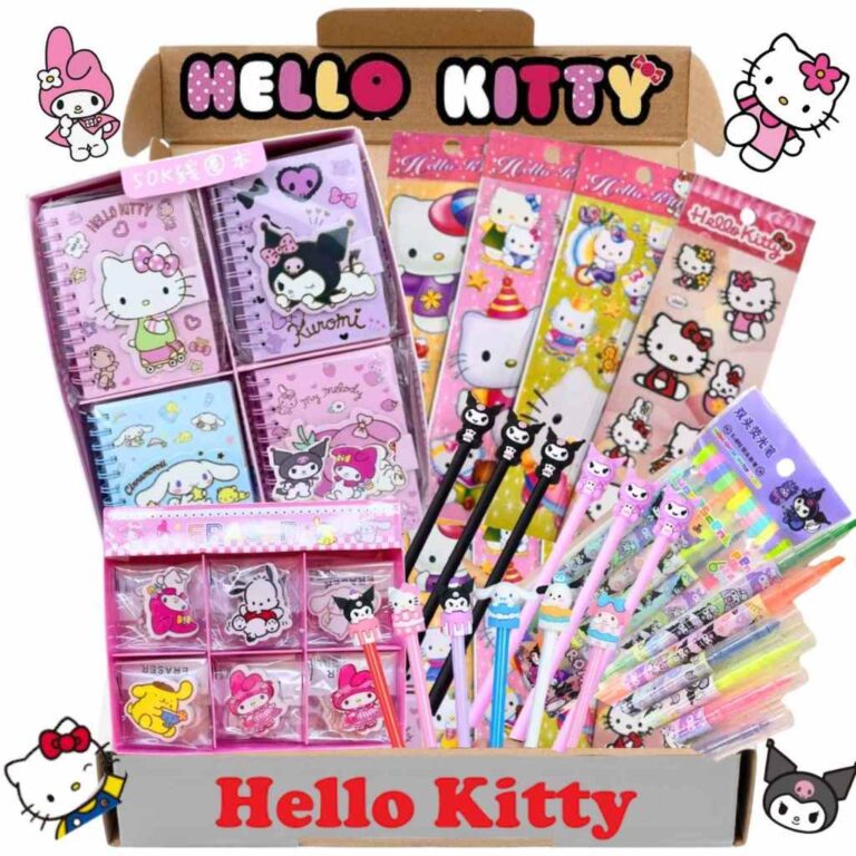 Kit Hello Kitty E Turma Sanrio Escolar Caderno Can