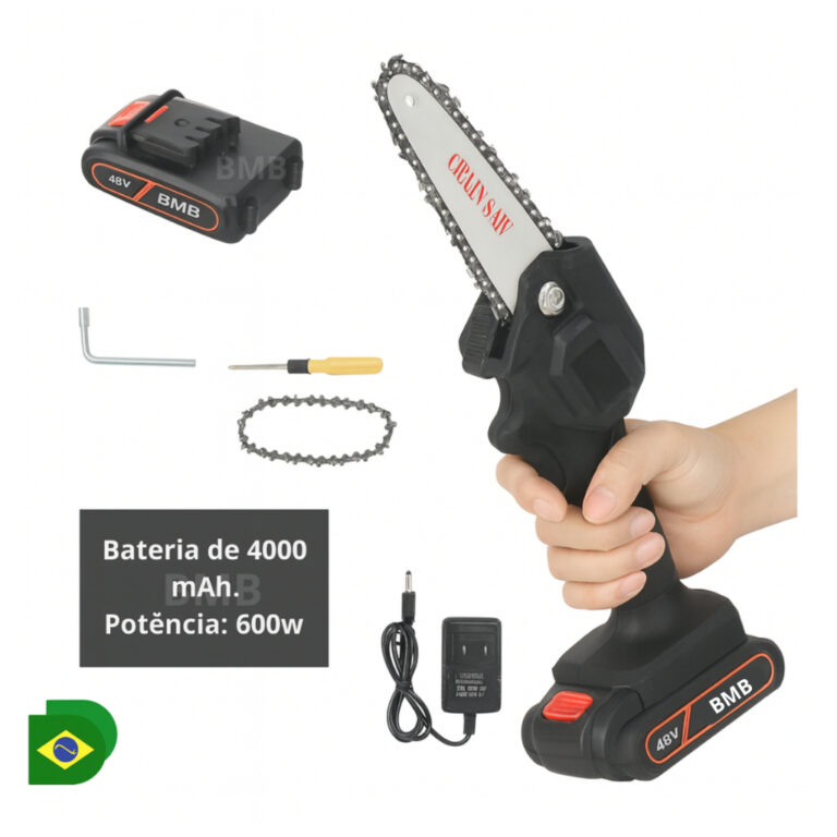 Moto Serra Mini Serra Eletrica 48v Bivolt 600w Alt