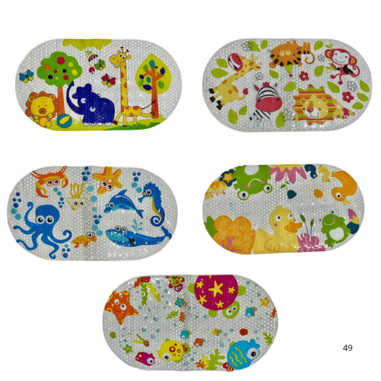 Tapete para Banho Infantil Antiderrapante com Vent